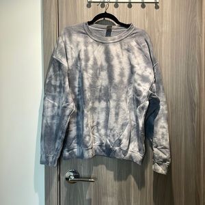 Golden Tye Dye Oversized Crew Neck